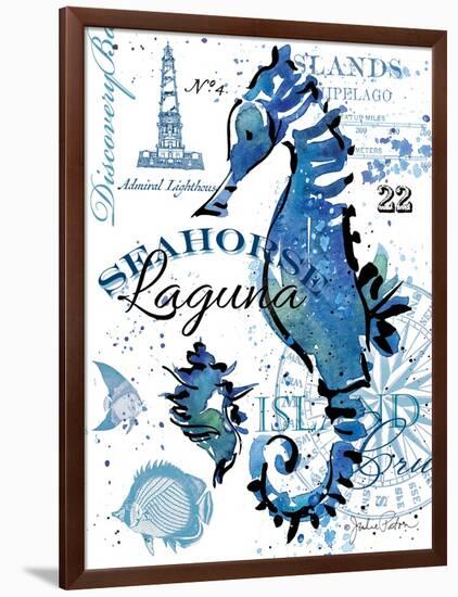 Seahorse Laguna-Julie Paton-Framed Art Print