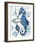 Seahorse Laguna-Julie Paton-Framed Art Print