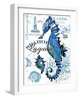 Seahorse Laguna-Julie Paton-Framed Art Print