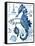 Seahorse Laguna-Julie Paton-Framed Stretched Canvas