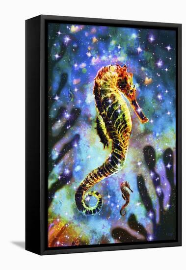 Seahorse LII-Fernando Palma-Framed Stretched Canvas