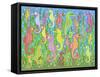 Seahorse Rainbow Dream-Mark Frost-Framed Stretched Canvas