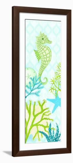 Seahorse Reef Panel I-Andi Metz-Framed Premium Giclee Print