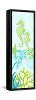 Seahorse Reef Panel II-Andi Metz-Framed Stretched Canvas