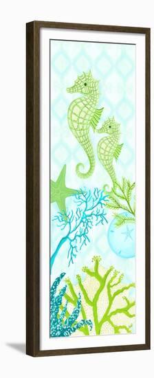 Seahorse Reef Panel II-Andi Metz-Framed Premium Giclee Print