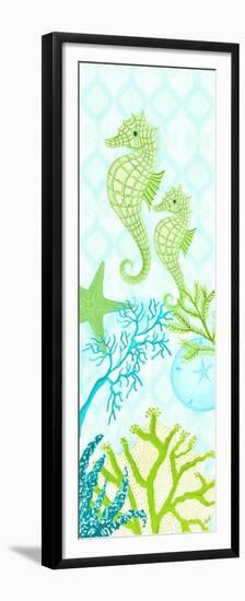 Seahorse Reef Panel II-Andi Metz-Framed Premium Giclee Print