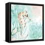 Seahorse Swim-Kimberly Allen-Framed Stretched Canvas