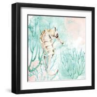 Seahorse Swim-Kimberly Allen-Framed Art Print