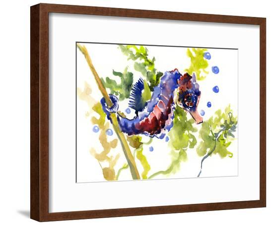 Seahorse-Suren Nersisyan-Framed Art Print