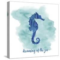 Seahorse-Erin Clark-Stretched Canvas