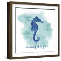 Seahorse-Erin Clark-Framed Giclee Print