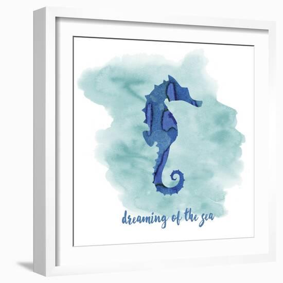 Seahorse-Erin Clark-Framed Giclee Print