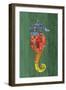 Seahorse-Design Turnpike-Framed Giclee Print