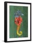 Seahorse-Design Turnpike-Framed Giclee Print