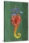 Seahorse-Design Turnpike-Stretched Canvas