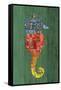 Seahorse-Design Turnpike-Framed Stretched Canvas