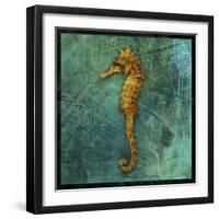 Seahorse-John W Golden-Framed Giclee Print