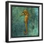 Seahorse-John W Golden-Framed Giclee Print