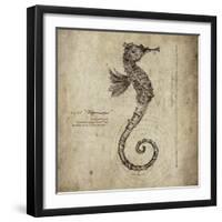 Seahorse-Sidney Paul & Co.-Framed Giclee Print
