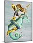 Seahorse-Jami Goddess-Mounted Art Print