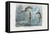 Seahorses, 1863-79-Raimundo Petraroja-Framed Stretched Canvas