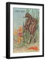 Seahorses, Cape May-null-Framed Art Print