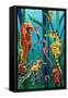 Seahorses-Lantern Press-Framed Stretched Canvas