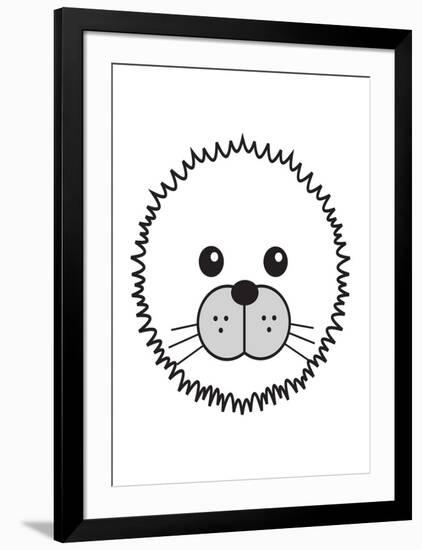 Seal - Animaru Cartoon Animal Print-Animaru-Framed Giclee Print