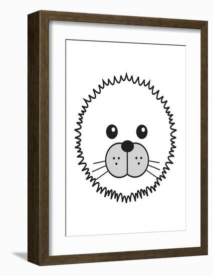 Seal - Animaru Cartoon Animal Print-Animaru-Framed Giclee Print