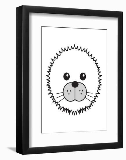 Seal - Animaru Cartoon Animal Print-Animaru-Framed Giclee Print