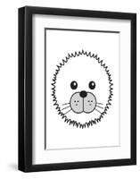 Seal - Animaru Cartoon Animal Print-Animaru-Framed Giclee Print