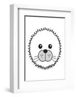 Seal - Animaru Cartoon Animal Print-Animaru-Framed Giclee Print