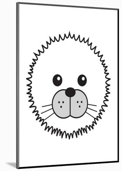 Seal - Animaru Cartoon Animal Print-Animaru-Mounted Giclee Print