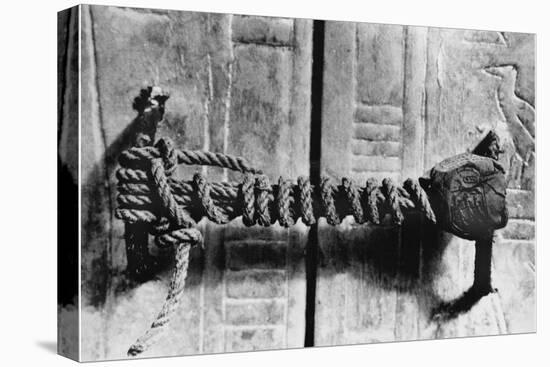 Seal at the Door to the Tomb of Tutankhamun-null-Stretched Canvas