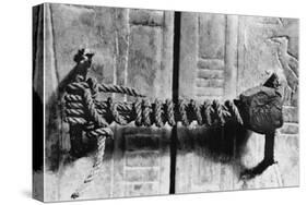 Seal at the Door to the Tomb of Tutankhamun-null-Stretched Canvas