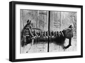 Seal at the Door to the Tomb of Tutankhamun-null-Framed Photographic Print