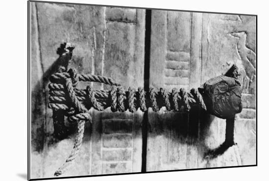 Seal at the Door to the Tomb of Tutankhamun-null-Mounted Photographic Print