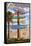 Seal Beach, California - Destination Sign-Lantern Press-Framed Stretched Canvas
