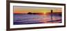 Seal Beach Pier at Sunset, Seal Beach, Orange County, California, USA-null-Framed Photographic Print