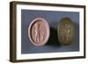 Seal Depicting Male Figure in Front of Votive Altar-null-Framed Giclee Print