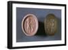 Seal Depicting Male Figure in Front of Votive Altar-null-Framed Giclee Print