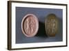 Seal Depicting Male Figure in Front of Votive Altar-null-Framed Giclee Print