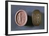 Seal Depicting Male Figure in Front of Votive Altar-null-Framed Giclee Print