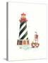 Seal Harbor Light-Lisa Danielle-Stretched Canvas