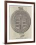 Seal of Battle Abbey, Reverse-null-Framed Giclee Print