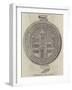 Seal of Battle Abbey, Reverse-null-Framed Giclee Print