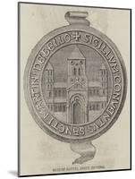 Seal of Battle Abbey, Reverse-null-Mounted Giclee Print