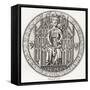 Seal of Edward Balliol-null-Framed Stretched Canvas