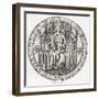 Seal of Edward Balliol-null-Framed Giclee Print