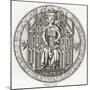 Seal of Edward Balliol-null-Mounted Giclee Print